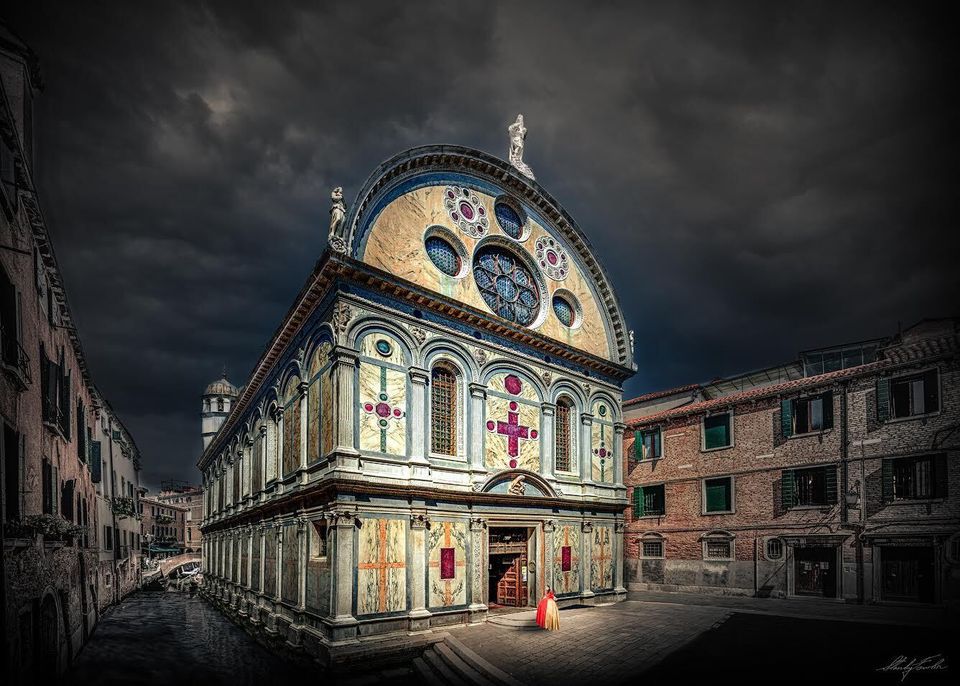 Santa maria del miracoli  venice  italy