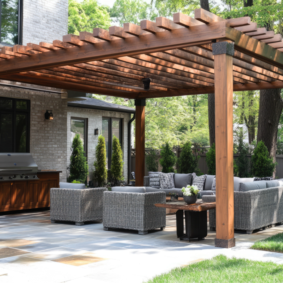 Luxe outdoor living cincinnati pools pergolas 22
