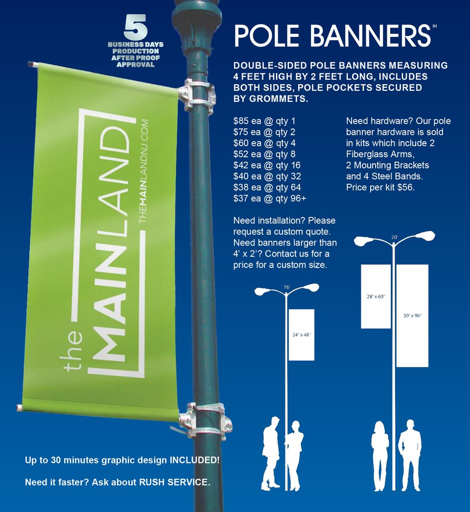Pole banners