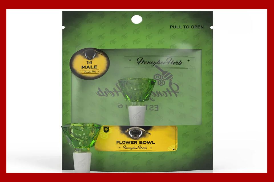 HoneyBee Herb Green Series 14M Rock Green Bowl Piece