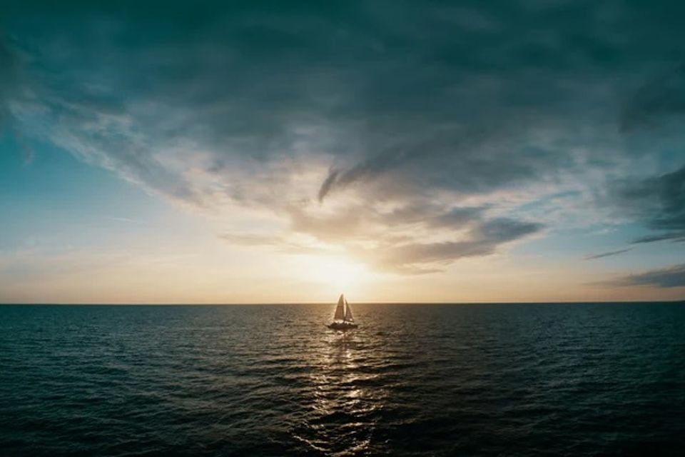 Sailboat out at sea