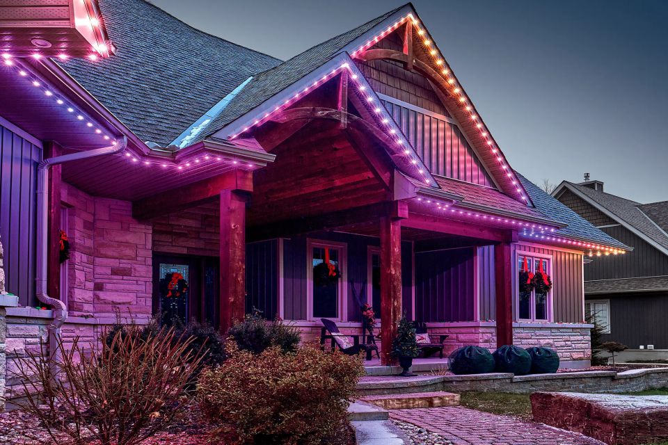 Badlands exteriors permanent lighting