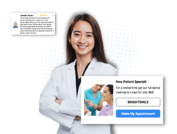 Copy of dentist website design hero image2