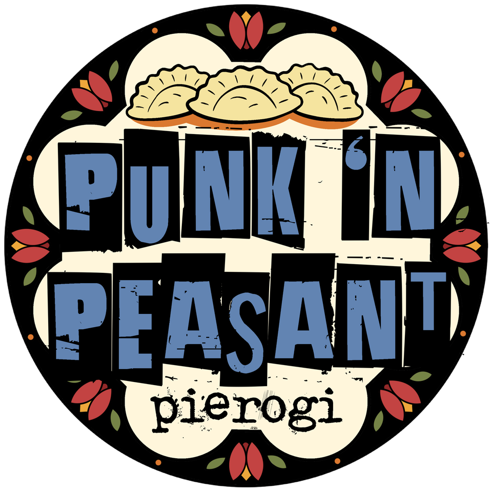 Punk n peasant pierogi logo