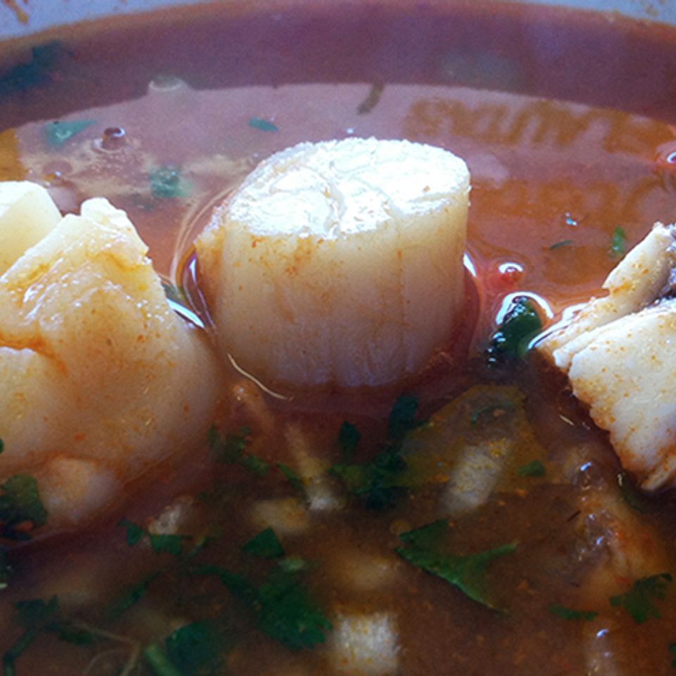 Sopa 7 mares scallops