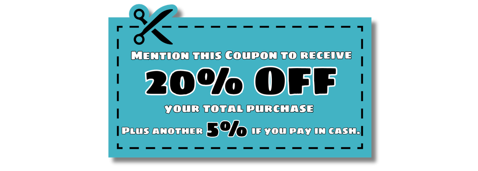 Mention this coupon to receive