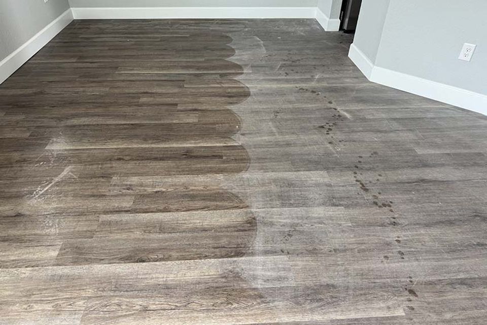 New construction clean after