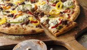 Sicilian sausage pepper pizza 1
