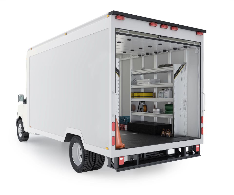 Box truck aluminum van shelving n5 ra96 60 view 3