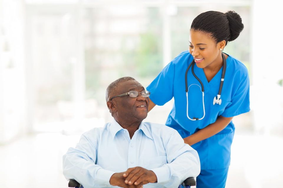 Nurse and patient 1k