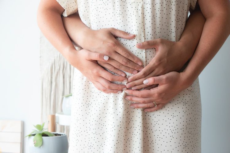 Maternity photography portrait