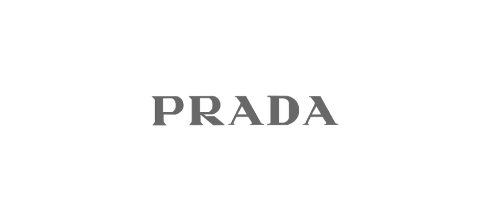 Prada designer fragrance logo