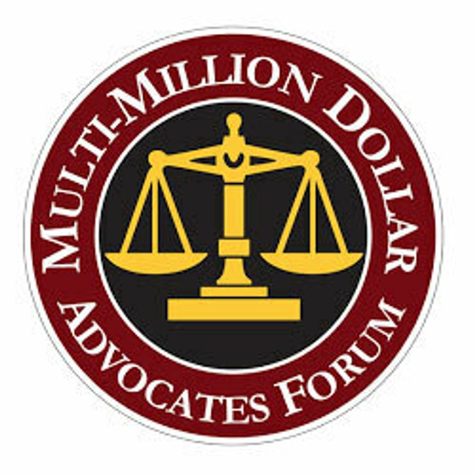 Multi million dollar advocates forum logo