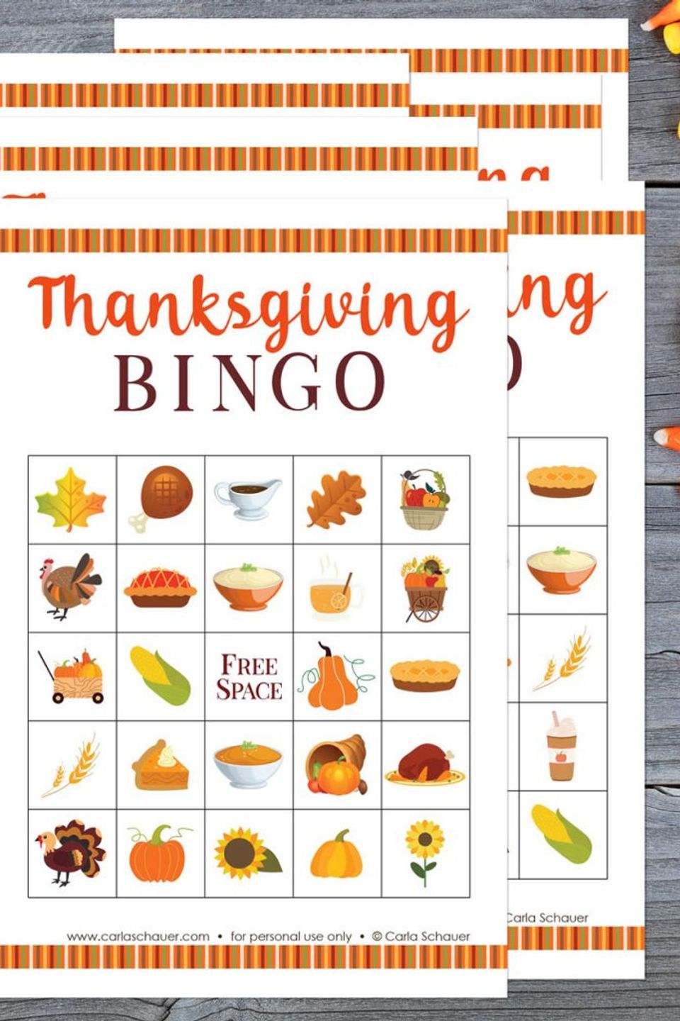 Thanksgiving bingo printable game 980x1024