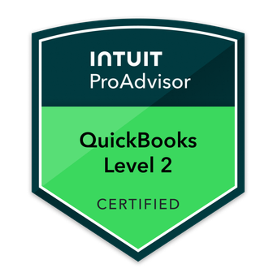 Quickbooks certified level2 bookkeeping advisor services new jersey hackensack nationwide