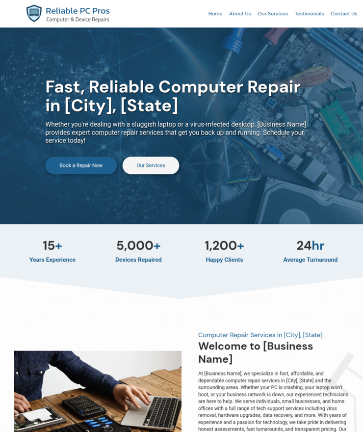 Computer repair