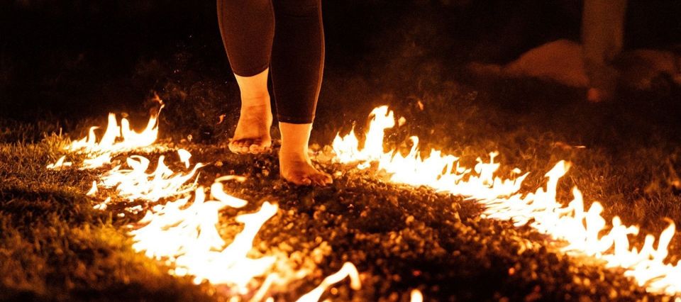 fire walking event