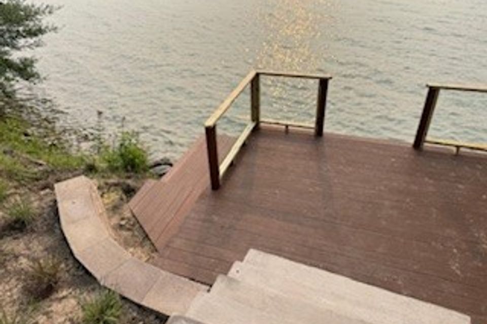 Deck over water