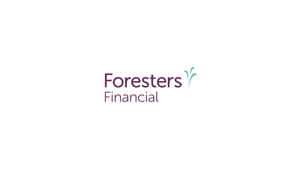 Foresters financial logo (full white board)