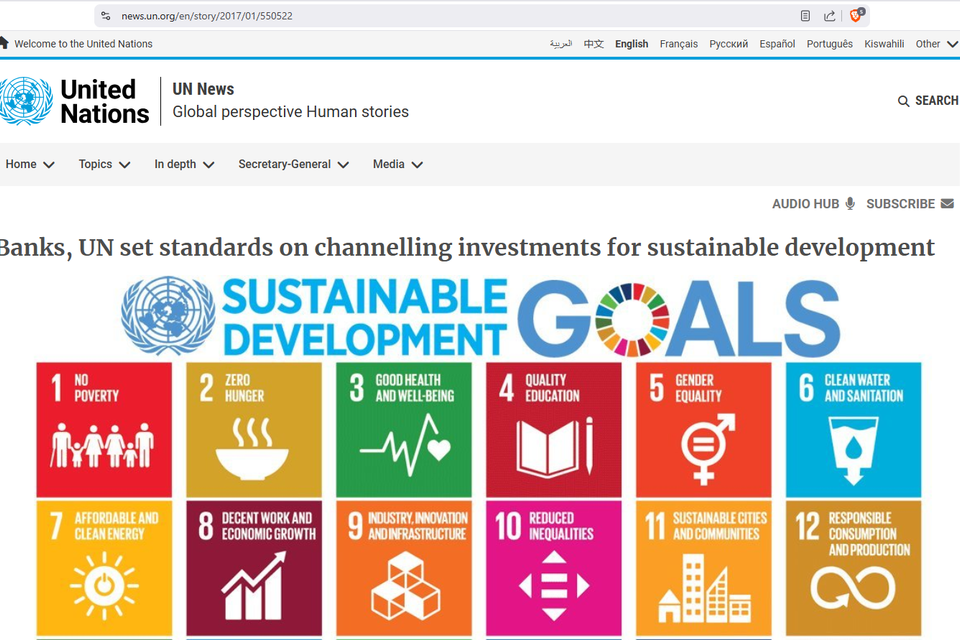 Un sdgs web