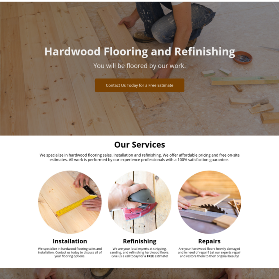 Hardwood flooring