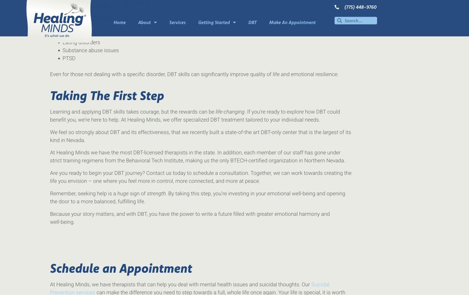Screenshot Healing Minds- KPCopy's article 