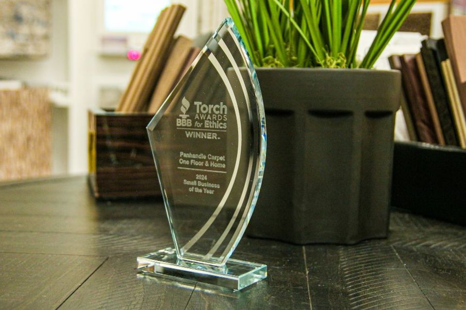 Panhandle carpet one award