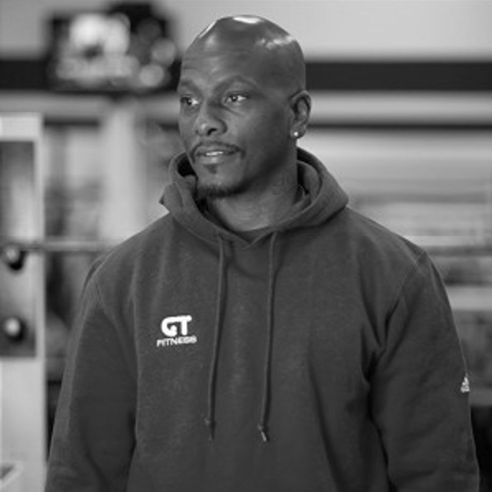 Greg Trent, a personal trainer at Maximus Gym in Riverhead, NY