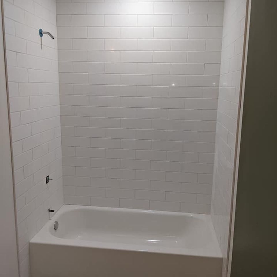 Decked out bath after