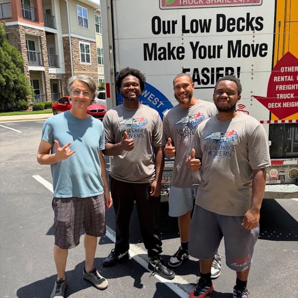 the local choice movers, locally owned moving company, local and long-distance moving company, the local choice moving