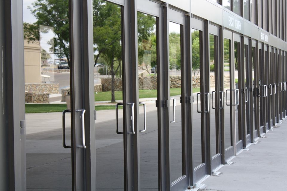 safe storefronts serviced by a commercial locksmith