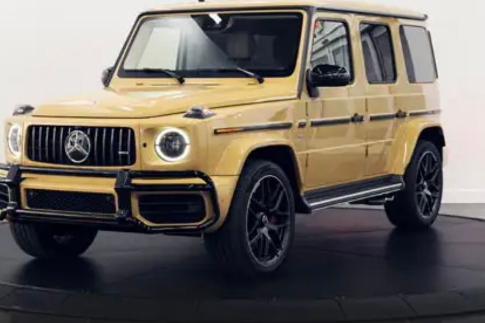 Mercedes benz amg g63 g wagon suv sand