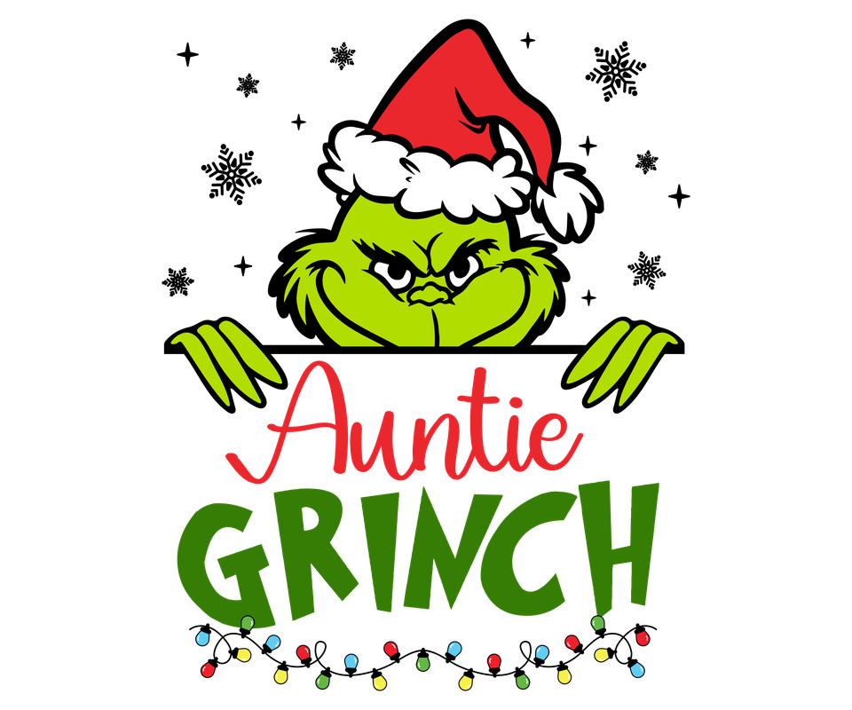 Seasons   christmas grinch auntie