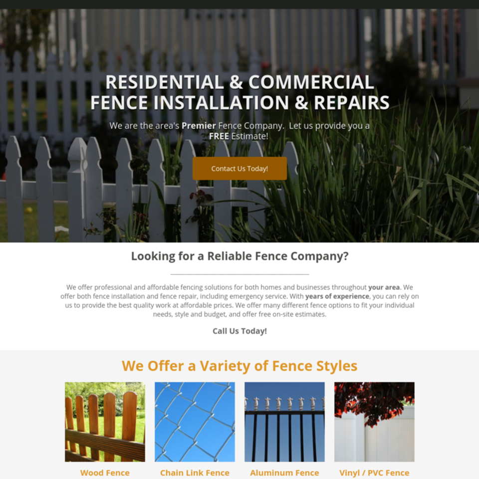 Fence company