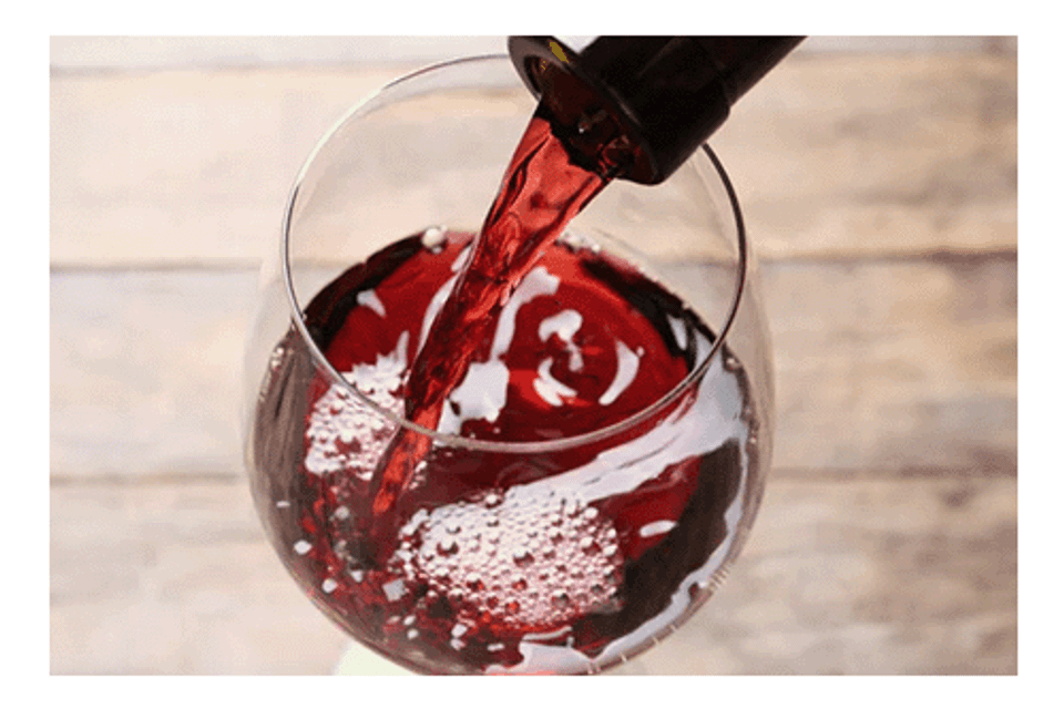 Pouring wine