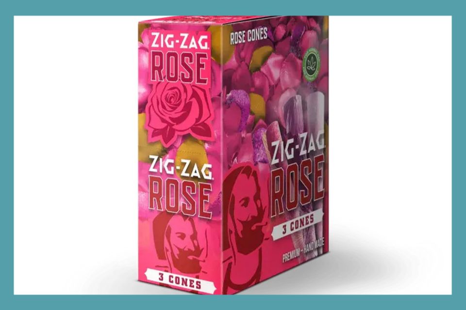 Zig-Zag Cones - Rose 3 ct