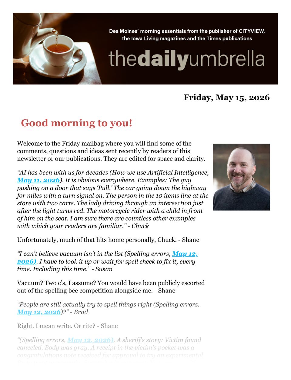 Daily umbrella may 15  student suspension for deepfake videos upheld  the mcmullet  how do scientists freshen their breath  1
