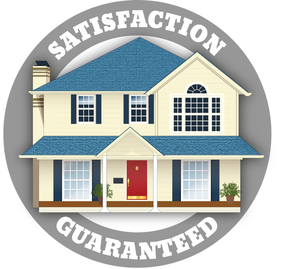 The official quality assurance seal for Nova Roofing + Construction LLC, representing our 100% homeowner satisfaction guarantee and commitment to excellence in every North Carolina exterior project.
