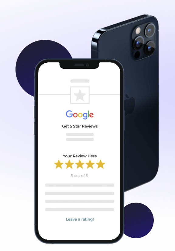 Google reviews on moble phone