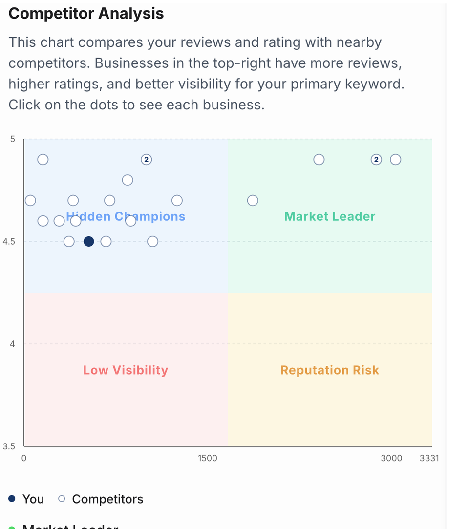 StoryDiverPR local Competitor Analysis Heatmap