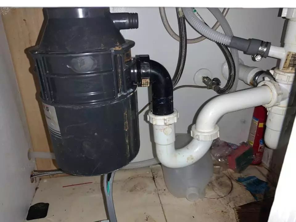Island lake garbage disposal repair