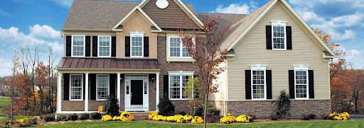 Newly painted house