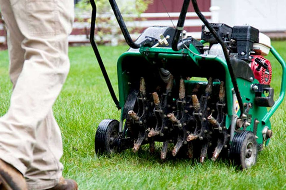 Jims mowing lawn aeration services
