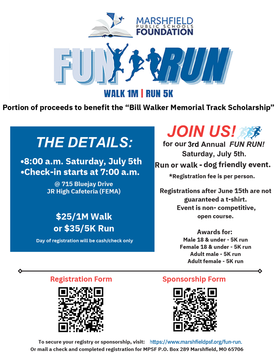 2025 07 05 fun run flier