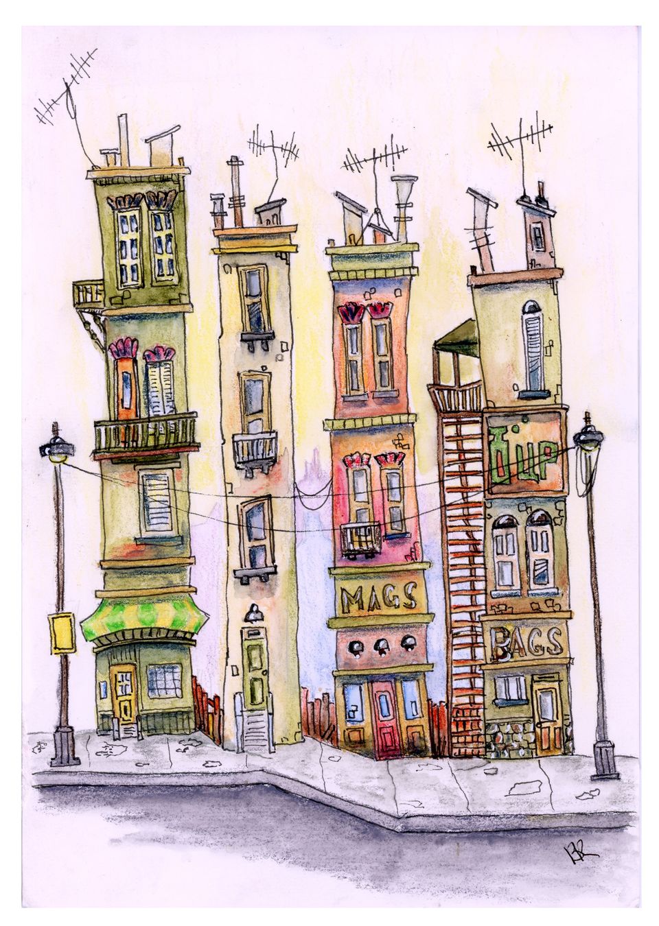 Four houses