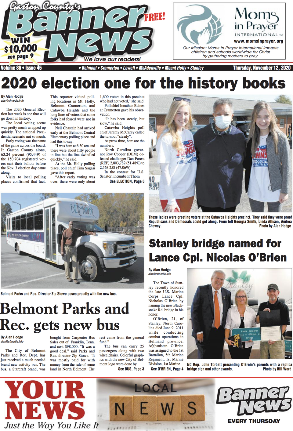 Banner news 11 12 20