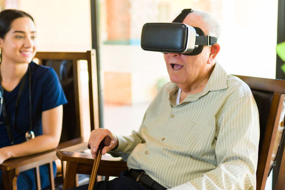 Elder man vrglasogon