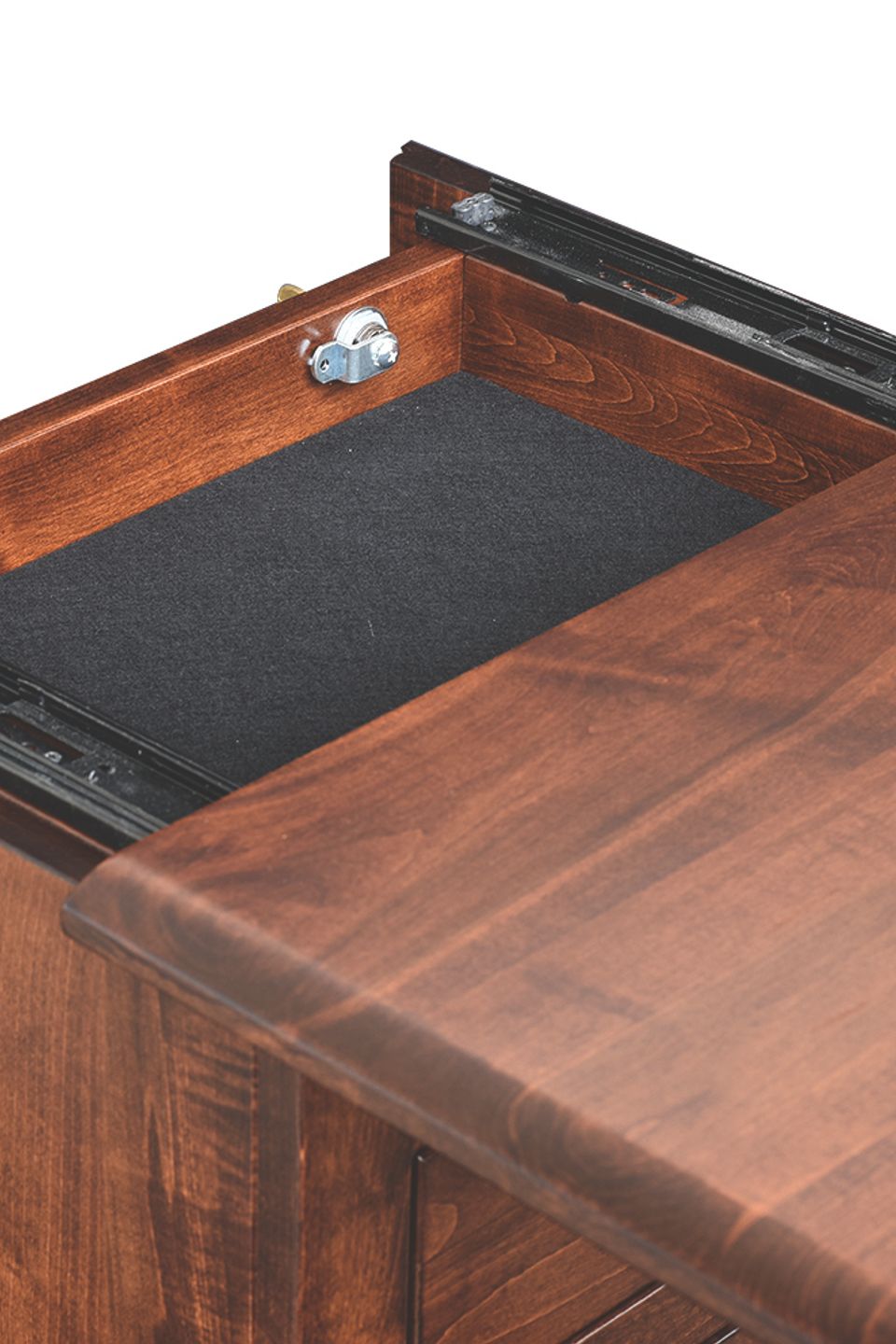 Sf night stand sliding top detail