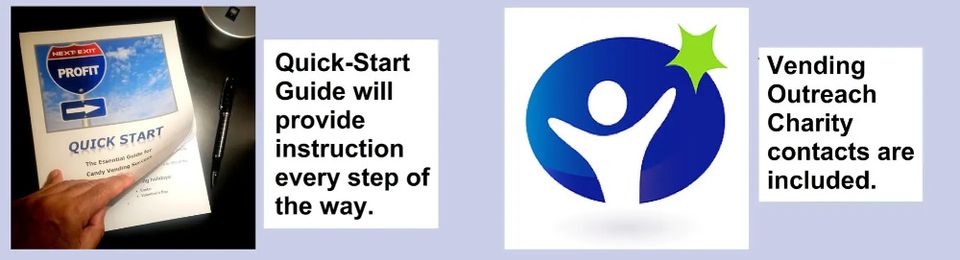 Quick Start guide and charity contacts are included