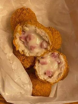 Ham and cheese balls